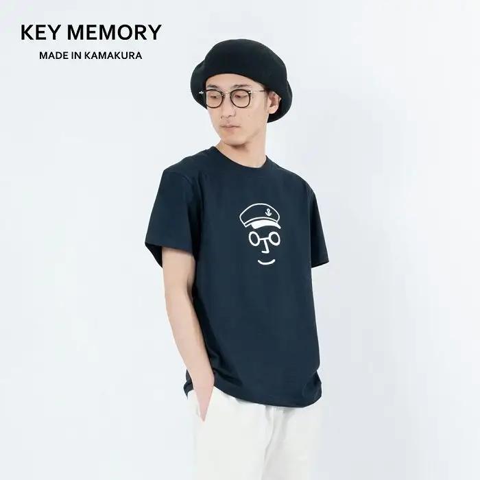 《2》【KEYMEMORY鎌倉】セーラー帽イラストTシャツ NAVY