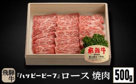 飛騨牛 A5等級 ロース ５００g  焼肉 飛騨牛 ブランド牛 Ａ5ランク ハッピープラス 飛騨高山 JQ017