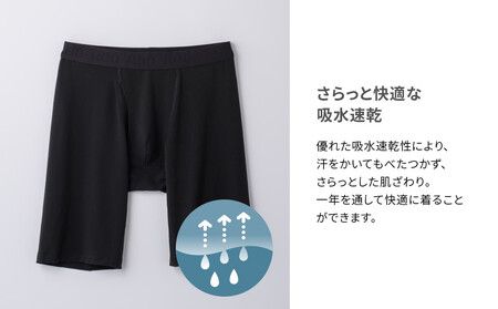 【男性用 LLサイズ】ReDリカバリーウェア ロングボクサーパンツ 疲労回復 血行促進 一般医療機器 バイタルテック