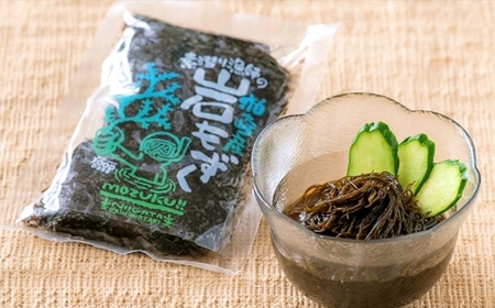 【素潜り漁師直送】柏崎産 天然岩もずく塩漬け 600g（200g×3袋） [B586]