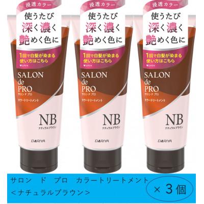 ふるさと納税 稲沢市 ダリヤ　サロン　ド　プロ　カラートリートメント《ナチュラルブラウン》3個セット