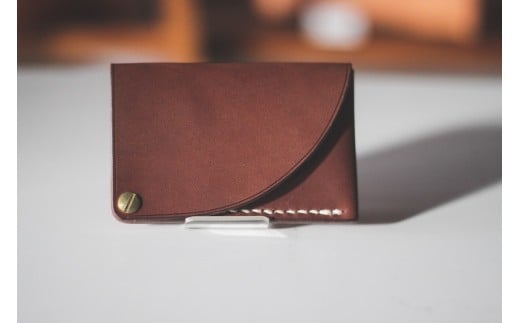 【minca】栃木レザーのカードケース パスケース 定期入れ 名刺入れ コンパクト/スライドカードケース/チョコ【雑貨 日用品 人気 おすすめ 】