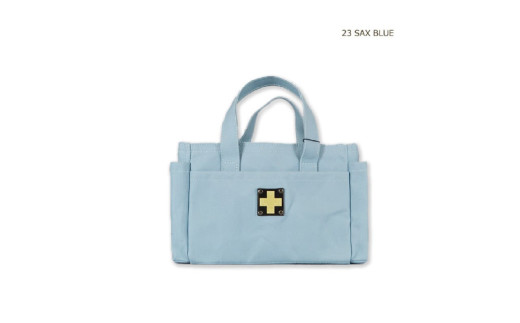 木の庄帆布 ミルクトートバッグ K-KHG-MT02T　#23 SAX BLUE - 日常からゴルフのラウンドまで幅広く使えるトート