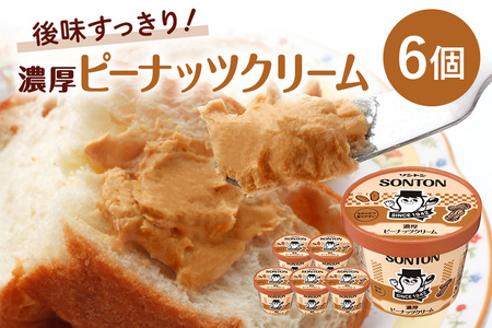 ソントン ファミリーカップ 濃厚ピーナッツクリーム 130g×6個入 G13-009