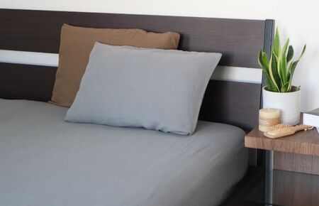 【tissu de coton/ダブルガーゼ】泉州南部織 ピローケース 1枚（グレー）