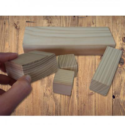 ふるさと納税 美馬市 《20個入り》木のつみきセット　本物に触れ自然とともに育つおもちゃ |  | 02