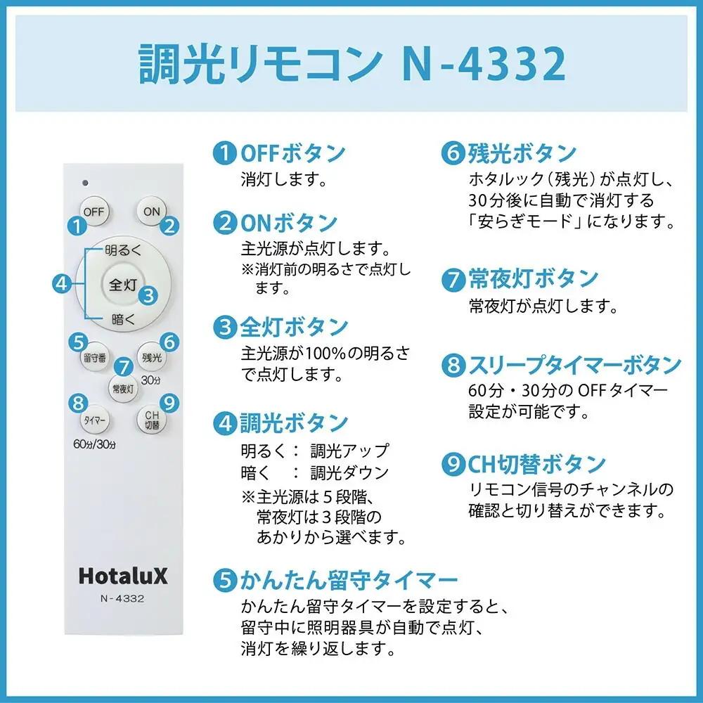 ホタルクス LEDシーリングライト（～12畳） HLDZ12403SG (176671-40037586)