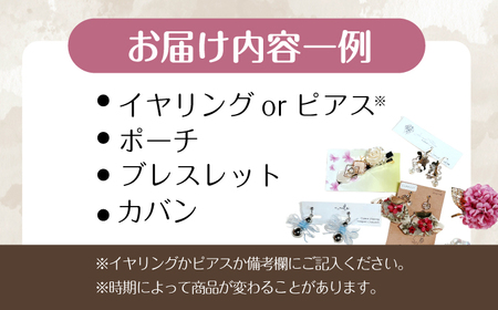 アクセサリー イヤリング とハンドメイドアクセサリー（計4-5個） [ANGV004] アクセサリー