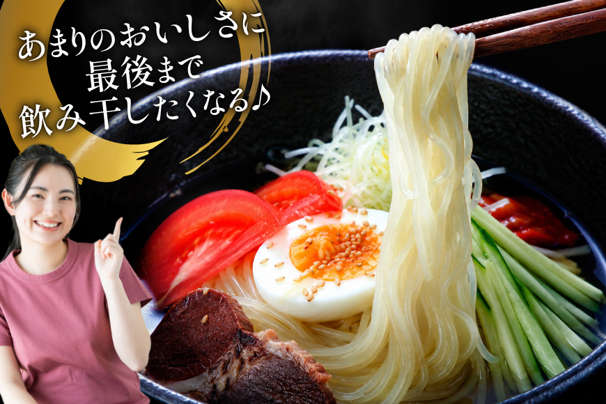 冷麺 りんご苑の冷麺 スープ付 10食 2箱 セット 計20食 [りんご苑 山形県 高畠町 tk06ays660001] スープ 自家製 生麺 時短 簡単 手軽 冷凍