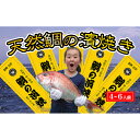 【ふるさと納税】瀬戸内海産 天然鯛の浜焼き4～6人前　【魚貝類・加工食品】