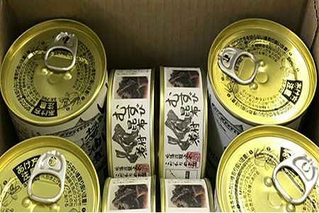 【北海道根室産】「根室七星」いわし缶詰とむすび昆布煮付缶 A-43007