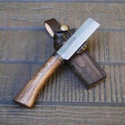 ふるさと納税 南国市 竹細工鉈 90 両刃【ダマスカス15層青2鋼】