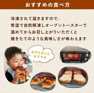 【6ヵ月定期便】オノパン「おかわりしたくなる」パンセット 8品～9品×6回 ／ パン クロワッサン 食パン フランス あんパン クリームパン くるみパン フォカッチャ シナモンロール 個包装 冷凍 手