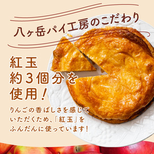  焼上当日発送おいしさ5日間【パイ一筋!八ヶ岳パイ工房】紅玉アップルパイ(21cm)