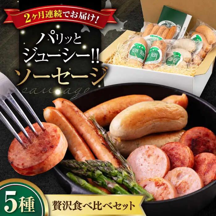 【全2回定期便】ソーセージ 5種セット ウインナー AJAI035