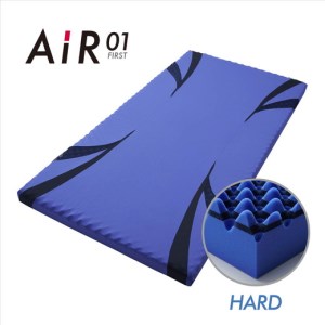 【西川】[エアー01]マットレス/HARD セミダブルサイズ　配色；ブルー【P230SM2】