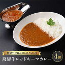 【ふるさと納税】飛騨牛レッドキーマカレー ほど良い辛さの癖になるカレー（200g×4個）【合同会社ワイディエヌ MT001】