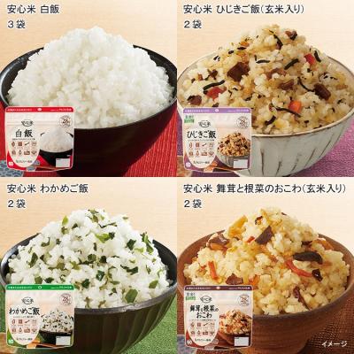 ふるさと納税 出雲市 非常食 3日分【安心米9食セット】防災 備蓄 長期保存 アルファ化米/食物アレルギー対応/A4サイズ |  | 01