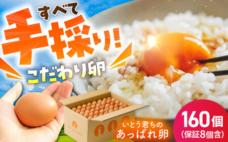 あっぱれ卵 160個 /いとう養鶏場 [UAQ006] 卵 たまご 鶏卵