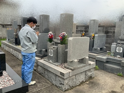 お墓参り代行サービス（年1回プラン）【墓参り 墓掃除 兵庫県 高砂市】