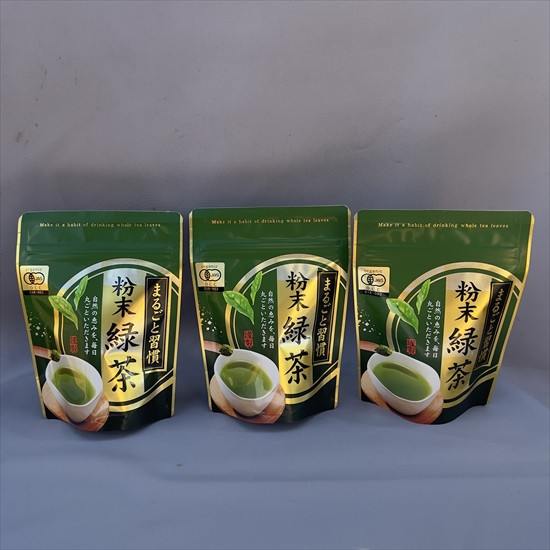 
丹波有機パウダー茶（粉末茶）50g×３袋
