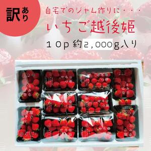訳あり越後姫　約200ｇ×10パックセット
