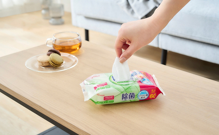 除菌ができるウェットティッシュ 60枚入×16P ウェットティッシュ