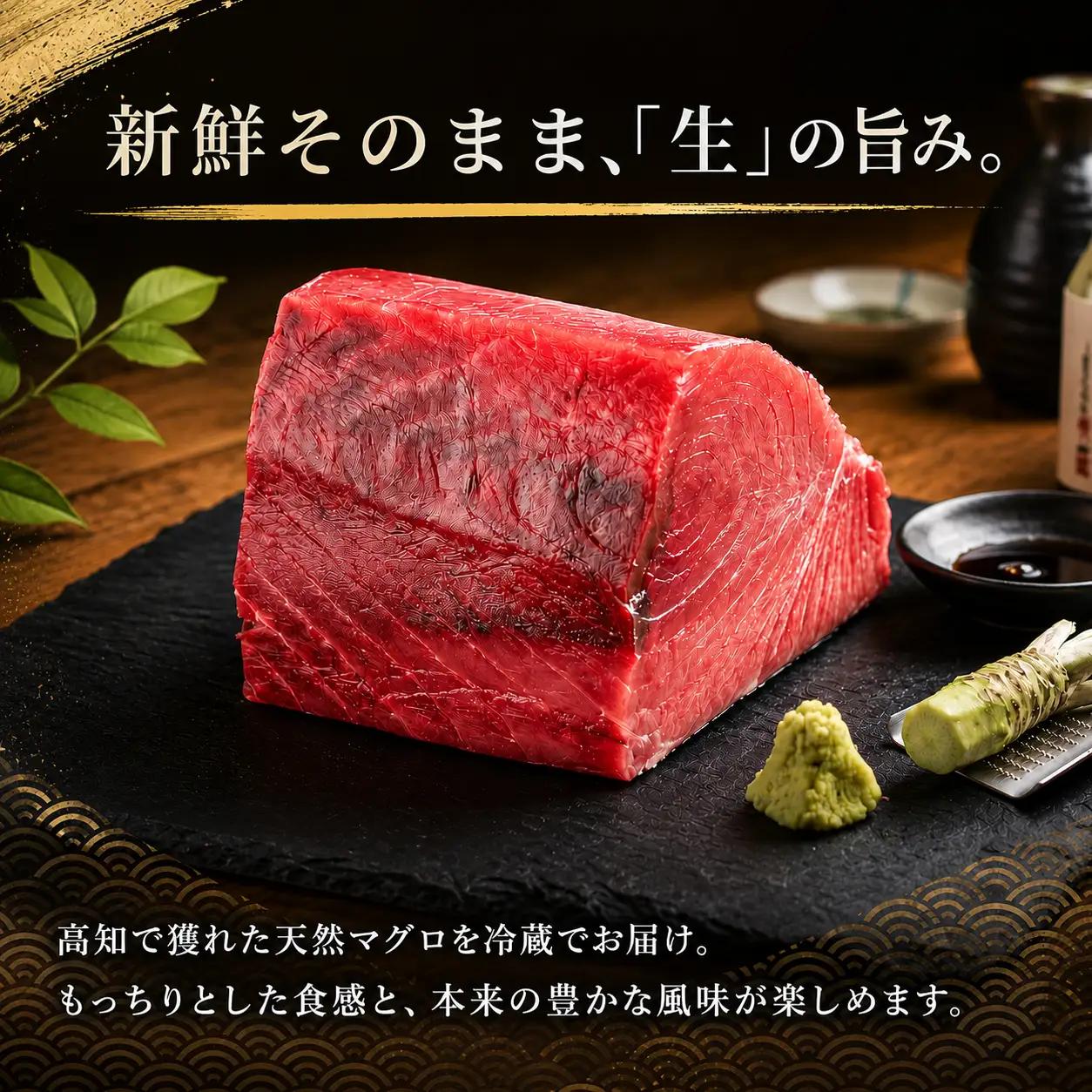 天然まぐろブロック400g～500g 冷蔵【まぐろ】