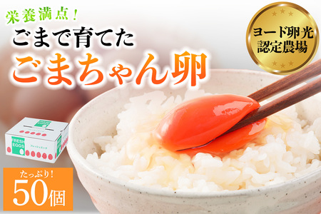 ゴマで育てた「ごまちゃん卵」50個 [0714]