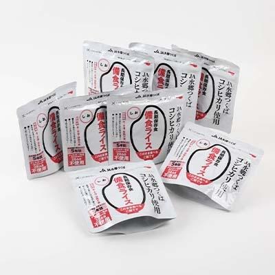 ふるさと納税 牛久市 牛久市産米100%使用　備食ライス(非常食)8袋(しお味) |  | 01