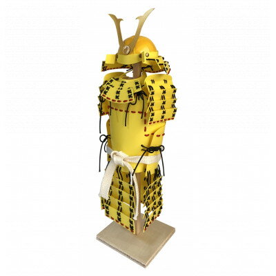 【ふるさと納税】甲冑型ボトルホルダー　キット品　黄色【1719472】