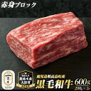 【ふるさと納税】鹿児島県長島町産 黒毛和牛赤身ブロック(計600g・200g×3P)黒毛和牛 和牛 特産品 国産 赤身 赤み ブロック 塊肉 牛 ウシ 牛肉 ステーキ 焼肉 BBQ バーベキュー ローストビーフ レア 希少部位 農林水産大臣賞 個包装 小分け【宮路ファーム】f-miyaji-6054