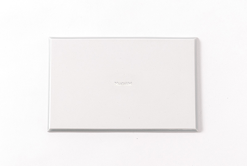 【Mustakivi】LONG PLATE HAKUJI｜ ムスタキビ Mustakivi むすたきび MUSTAKIVI Marimekko マリメッコ デザイナー 砥部焼 北欧 キッチン 食器 食