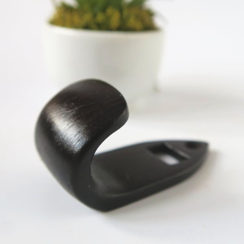 木製サムフック＆サムレスト セルマー用 木製 サムフック サムレスト 選べる 素材 シタン グラナディラ ボコーテ 木製サムフック 肌触り 優しい素材 幅広い分野 黒色 硬い木 茶褐色 黄色 杢目 柔