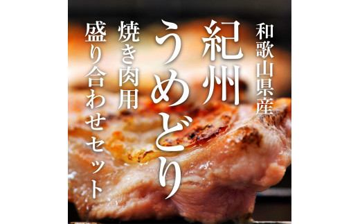 
                  紀州うめどり 焼き肉用 鶏肉盛り合わせセット【BBQなら！】
                