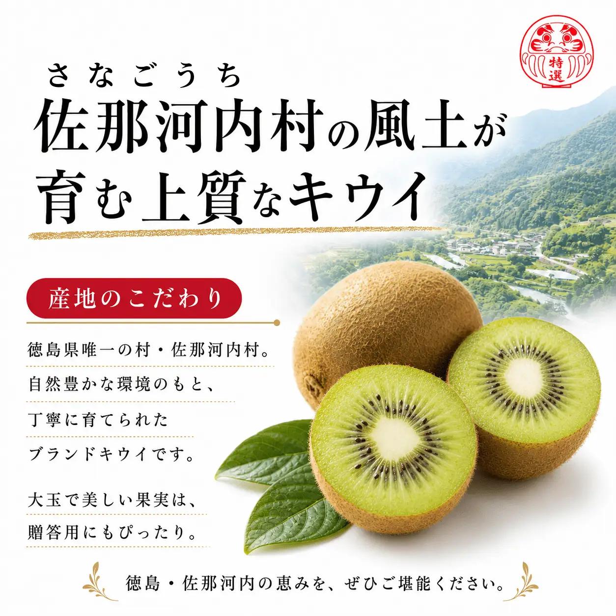 高級 キウイ 8玉 1.4kg 達磨キウイ