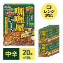 【ふるさと納税】カレー レトルト カリー屋キーマカレー 中辛 150g×20食 ハウス食品 レトルトカレー キーマカレー レトルト食品 保存食 非常食 防災食 常温 常温保存 レンジ 惣菜 加工食品 災害 備蓄 静岡　【 袋井市 】