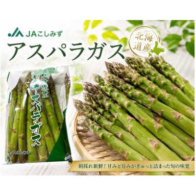 
                  北海道オホーツク小清水産 極太グリーンアスパラ(3L) 1kg(500g×2袋)【1738395】
                