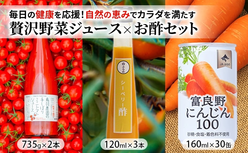 
            南富良野の美味しさゴクゴク！カラダに優しくバラエティ溢れる　飲料定期便 [ 健康 美容 免疫 ミニトマト トマト ジュース 食塩無添加 シーベリー ベリー 酢 調味料 ドレッシング 飲料 野菜 野菜ジュース にんじん 人参ジュース ]
          