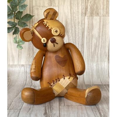 ふるさと納税 養父市 【cotree】ステッチベア ティアーズ 〜ほころびも愛しい木のくま〜