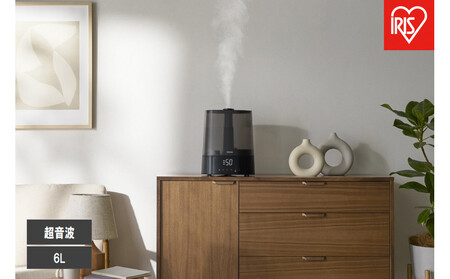 上給水超音波ハイブリッド加湿器 AHM-HUT55A-B ブラック