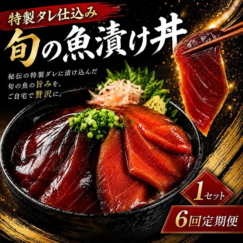 【6ヶ月 定期便】 初音自家製　室戸の海鮮漬け丼(旬魚)170g おかずに海鮮丼に茶漬けに