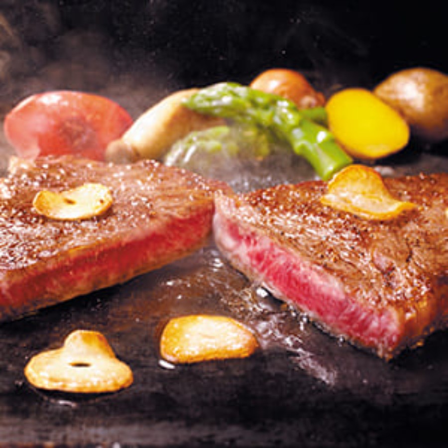 ＜柿安本店＞「国産黒毛和牛」ステーキ用（ロース）200gX2（計400g）