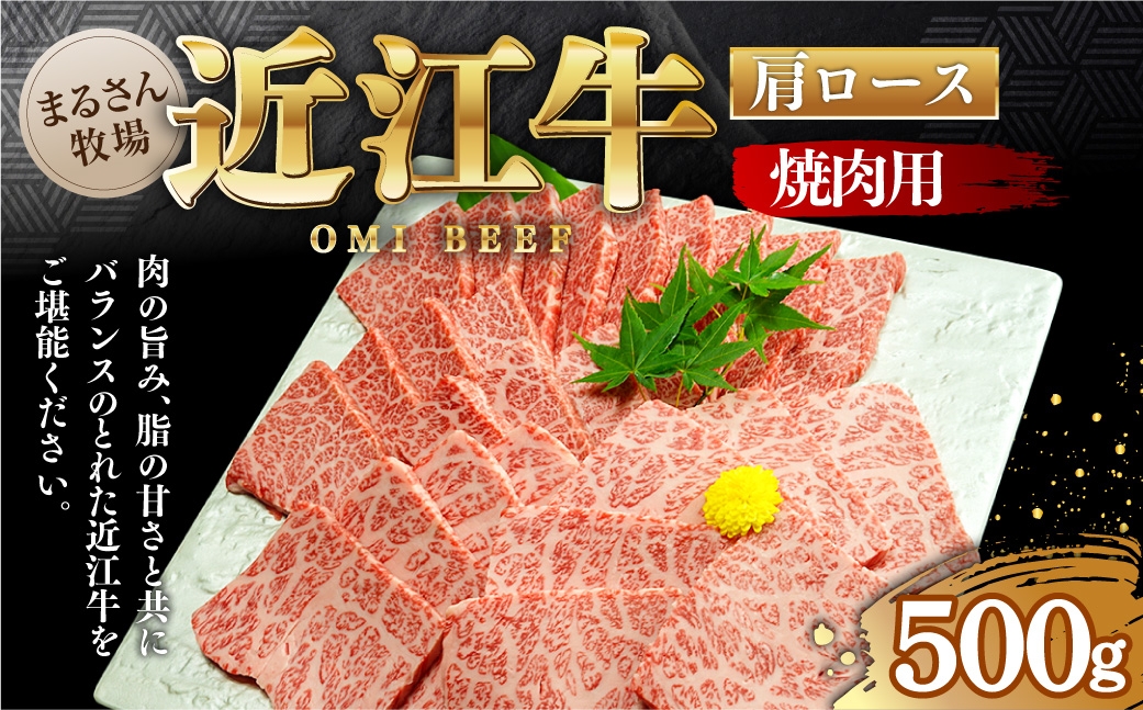 
                  【 まるさん牧場産 】 近江牛 肩ロース 焼肉 500g 牛肉 お肉 肉 ニク にく 牛 日本三大和牛 和牛 精肉 ロース バーベキュー BBQ 国産 滋賀県産 冷凍 [ №5748-0293 ]
                