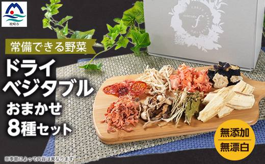 常備できる 野菜 ドライベジタブル 乾燥野菜 8種セット 鹿児島県産 A8-48【1167914】