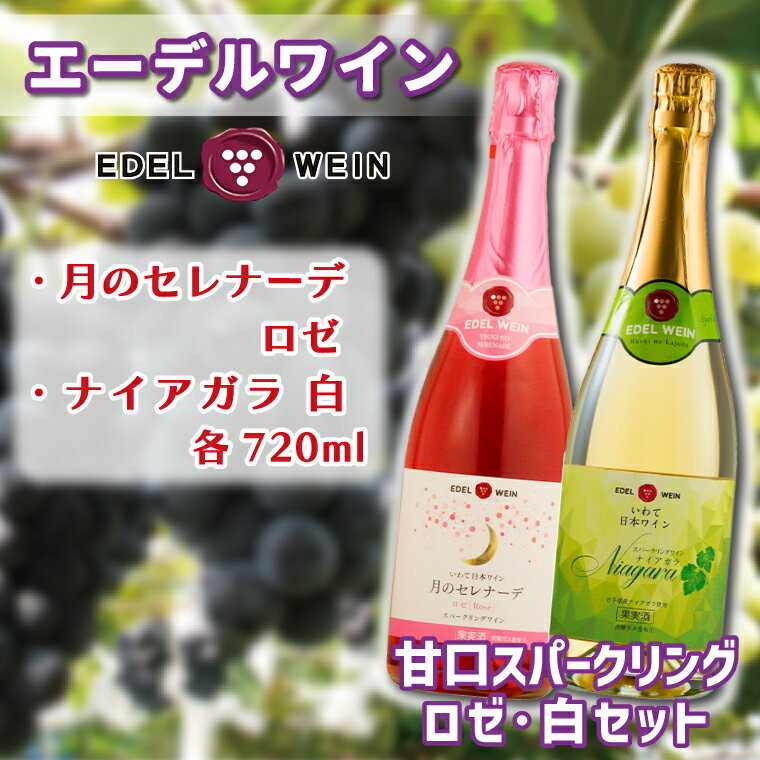 【ふるさと納税】 甘口スパークリング　ロゼ・白セット ふるさと納税 ワイン (AS011)