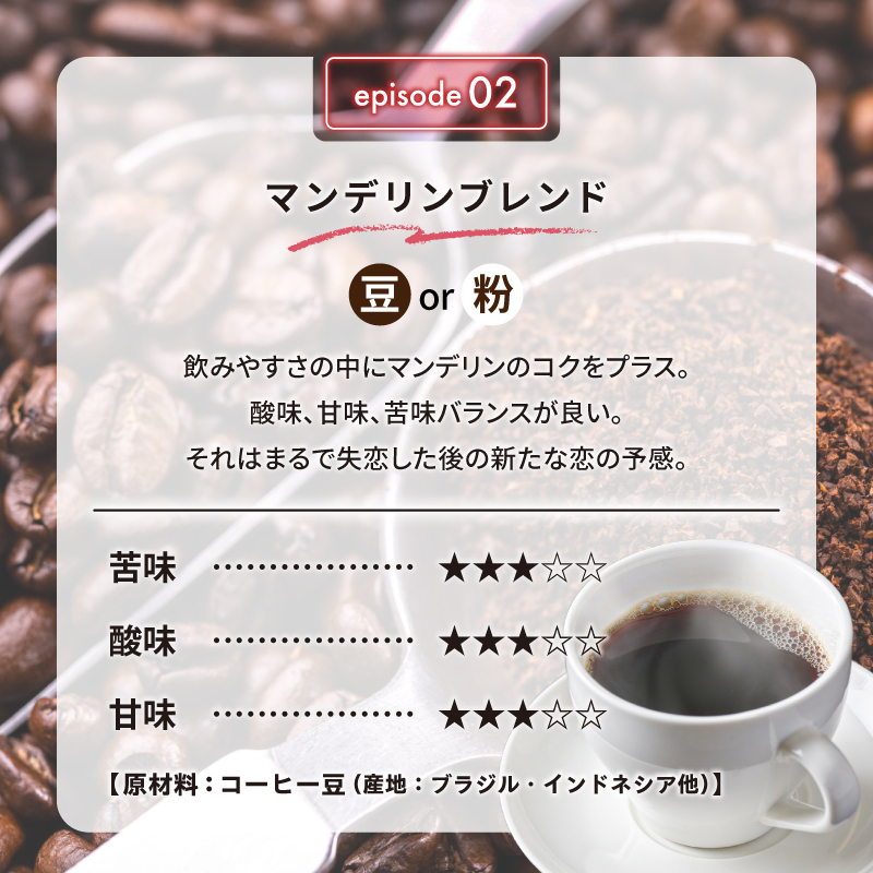 02　マンデリンブレンド(粉) 【0097-008-2】_イメージ3
