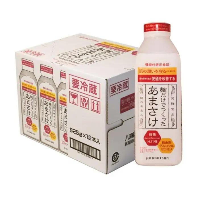 八海山 麹だけでつくったあまさけ 825g 1ケース（12本入）【八海山 麹 こうじ 米麹 甘酒 あま酒 あまさけ ノンアル セット すっきり 味わい ホット】