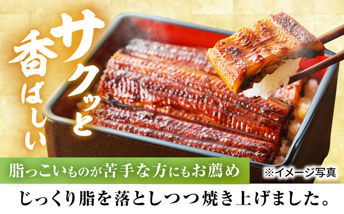 【6回定期便】 手焼き 炭火焼き うなぎ 蒲焼 (2尾・タレ付き) 【中野鮮魚店】[NAI008] うなぎ ウナギ 鰻 国産 炭火焼 蒲焼き