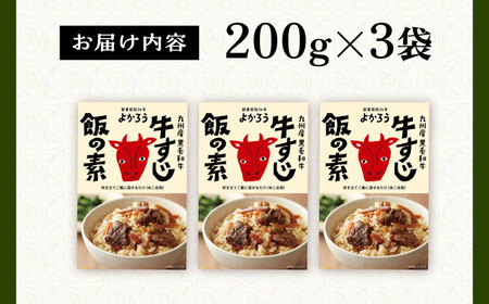 牛すじ飯の素 セット 200g×3袋 [VBA009]ご飯の素 牛すじ飯
